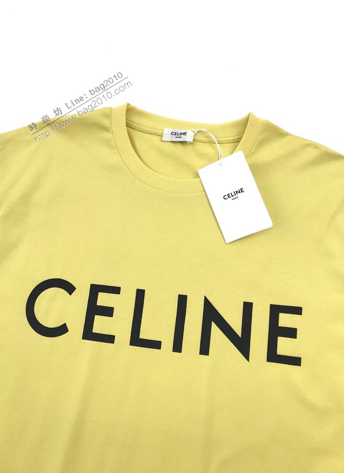 CELINE男裝 賽琳20SS經典印花短袖衣 寬鬆版型 男女同款  ydi3438